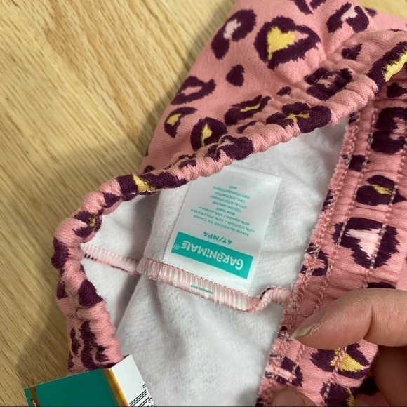 Pink Cheetah Sweatpants NWT 4T Girls Toddler Kids - Picture 3 of 3